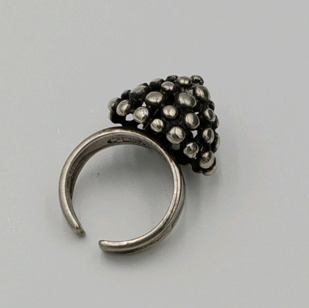 Studio Else & Paul Hughes Sterling Silver Ring Norway Norwegian Size 8